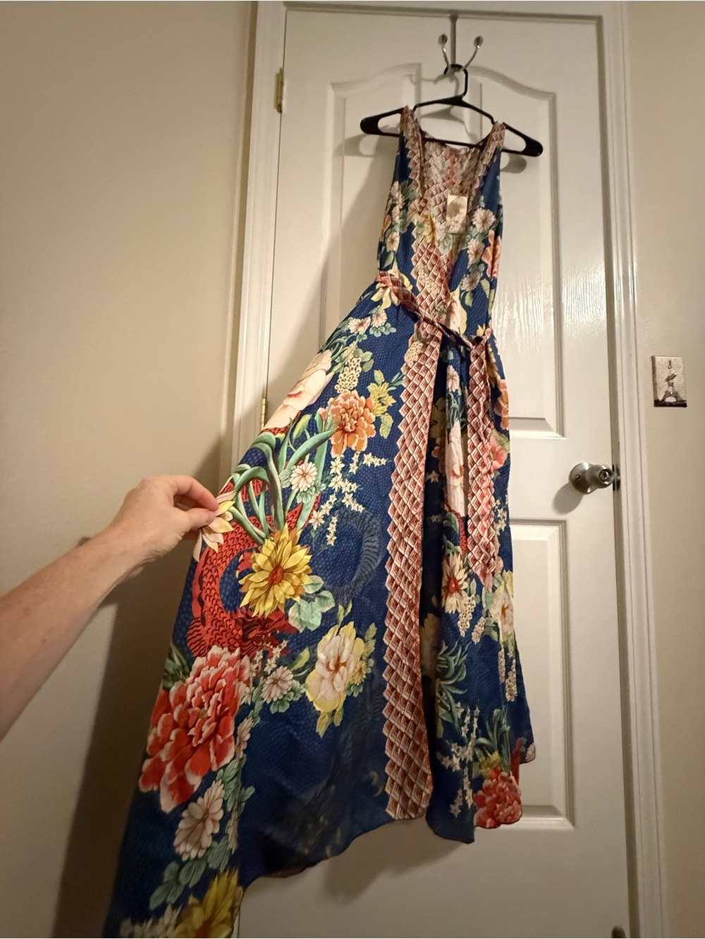 Johnny Was NWT Floral Maxi Dress / Kimono Cover-Up - Picture 3 of 8
